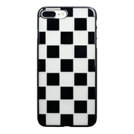 iPhone 8 Plus Air Jacket Kiriko 江戶切子-市松(黑)