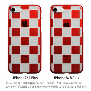 iPhone 8 Plus Air Jacket Kiriko 江戶切子-穀物(紅)