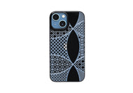 iPhone 13 mini Air Jacket Kiriko 江戶切子-千代柄 七寶(黑)