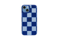 iPhone 13 mini Air Jacket Kiriko 江戶切子-市松(藍)