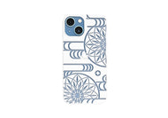 iPhone 13 mini Air Jacket Kiriko 江戶切子-霞之鞠(白)