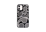 iPhone12 mini Air Jacket Kiriko 江戶切子-巴紋(黑)