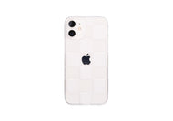 iPhone12 mini Air Jacket Kiriko 江戶切子-市松(透明)