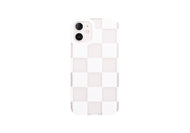 iPhone12 mini Air Jacket Kiriko 江戶切子-市松(白)