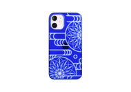 iPhone12 mini Air Jacket Kiriko 江戶切子-霞之鞠(藍)
