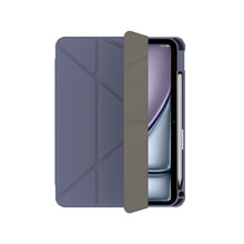 iPad Air 11吋 (M3) Amos 相機快取多角度折疊防摔保護套 (含Apple Pencil槽) (二色)
