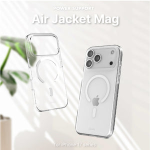 {預購優惠兩件95折} iPhone 2025 / iPhone 17 全系列 Air Jacket Mag 輕薄保護殼 - MagSafe 保護殼(相機按鍵版)