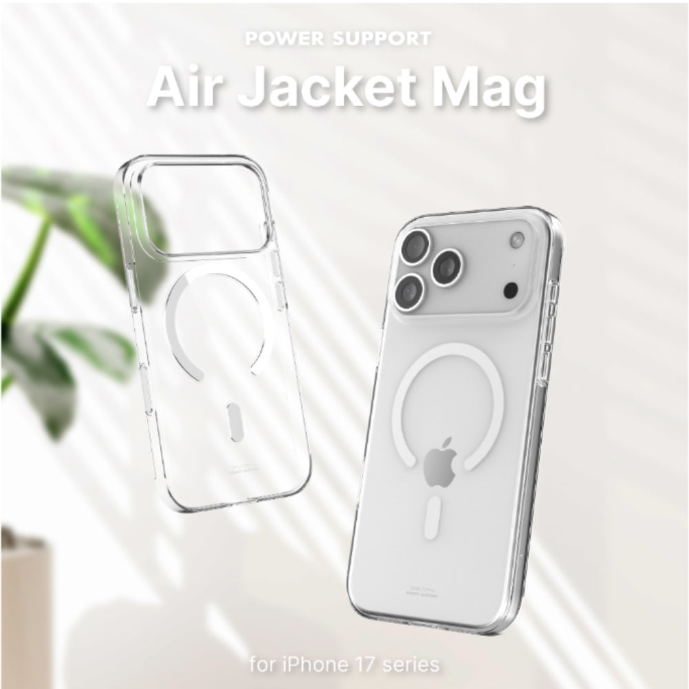 {預購優惠兩件95折} iPhone 2025 / iPhone 17 全系列 Air Jacket Mag 輕薄保護殼 - MagSafe 保護殼(相機按鍵版)