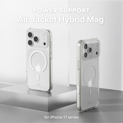 {優惠兩件95折} iPhone 2025 / iPhone 17 全系列 Air Jacket Mag Hybrid 保護殼 - MagSafe 保護殼(按鍵版)