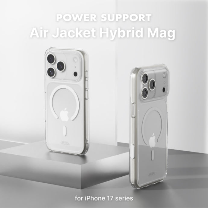 {預購優惠兩件95折} iPhone 2025 / iPhone 17 全系列 Air Jacket Mag Hybrid 保護殼 - MagSafe 保護殼(按鍵版)