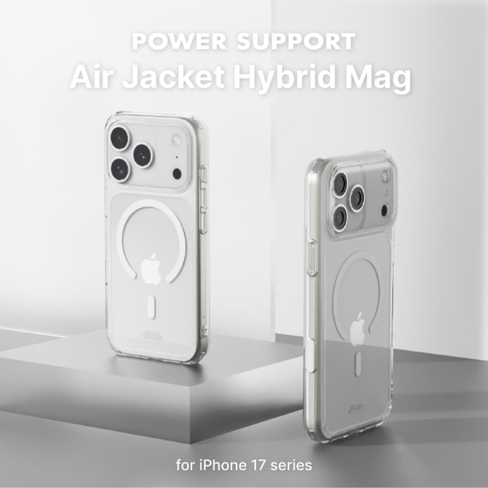 {預購優惠兩件95折} iPhone 2025 / iPhone 17 全系列 Air Jacket Mag Hybrid 保護殼 - MagSafe 保護殼(按鍵版)