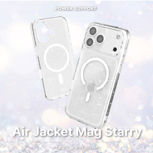 {預購優惠兩件95折} iPhone 2025 / iPhone 17 全系列 Air Jacket Mag Hybrid STARRY 璀璨保護殼 - MagSafe 保護殼(按鍵版)