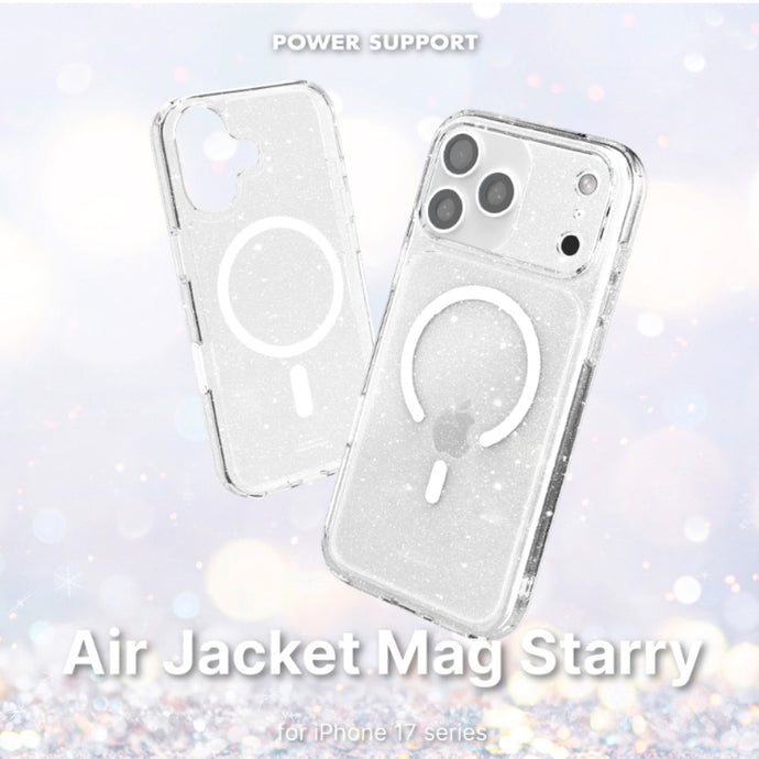 {預購優惠兩件95折} iPhone 2025 / iPhone 17 全系列 Air Jacket Mag Hybrid STARRY 璀璨保護殼 - MagSafe 保護殼(按鍵版)