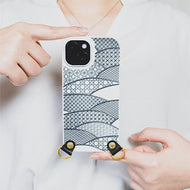 iPhone 15 Air Jacket kiriko CB斜背系列 江戶切子-千代柄 扇