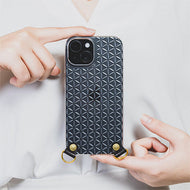 iPhone 15 Air Jacket kiriko CB斜背系列 江戶切子-麻葉紋