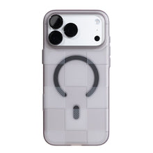 iPhone 18 Pro / 18 Pro Max / 17 Pro / 17 Pro Max Air Jacket Ｍag Kiriko 江戶切子-市松 霧透黑