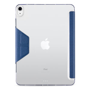 iPad  2022 10.9吋 相機快取多角度折疊布紋皮套(含Apple pencil磁扣)