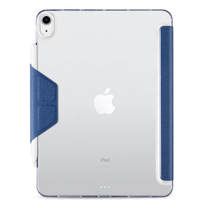 iPad  2022 10.9吋 相機快取多角度折疊布紋皮套(含Apple pencil磁扣)