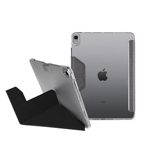 iPad mini 2021 8.3吋 Amos 相機快取多角度折疊布紋皮套
