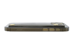 {限量預購} iPhone 12系列 Air Jacket™(透黑) -附皮革指環帶 (灰)