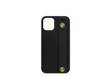 {限量預購} iPhone 12系列 Air Jacket™(純黑) -附皮革指環帶 (黑)