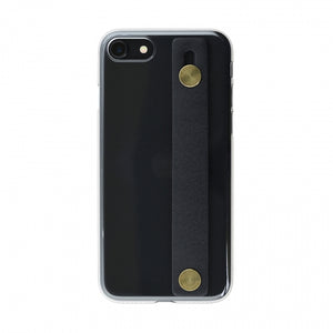 {限量預購} iPhone SE / 11 / 11 Pro / 11 Pro Max Air Jacket™(透明) -附皮革指環帶 (黑)