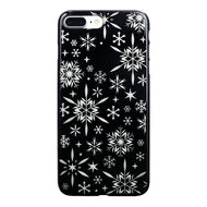 iPhone 8 Plus Air Jacket Kiriko 江戶切子-雪花(黑)