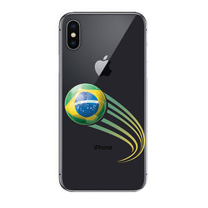 iPhone X  Air Jacket超薄保護殼-世足限定款巴西