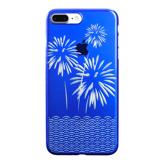iPhone 7 Plus Air Jacket Kiriko 江戶切子-爆竹(藍)