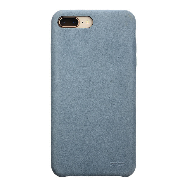 iPhone 8 Plus Ultrasuede Air Jacket麂皮絨保護殼(天藍)