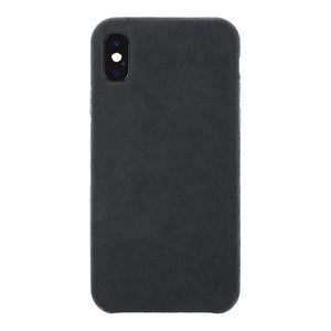 iPhone X/Xs Ultrasuede Air Jacket麂皮絨保護殼(黑)