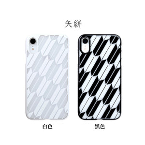 iPhone XR Air Jacket Kiriko 江戶切子-矢絣(黑)