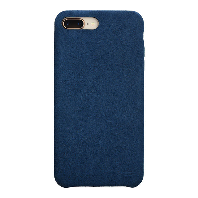 iPhone 8 Plus Ultrasuede Air Jacket麂皮絨保護殼(深藍)