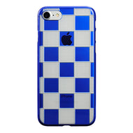 iPhone 8 Air Jacket Kiriko 江戶切子-市松(藍)