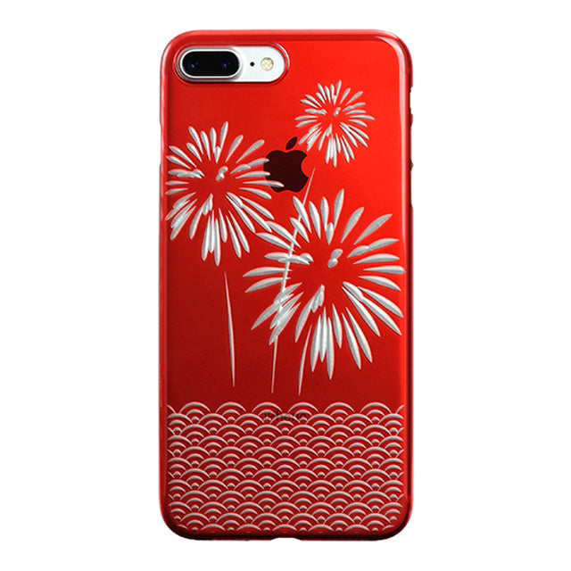 iPhone 8 Plus Air Jacket Kiriko 江戶切子-爆竹(紅)