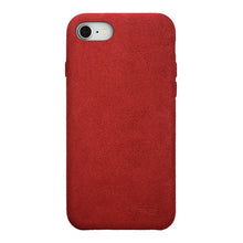 iPhone 7 Ultrasuede Air Jacket麂皮絨保護殼(紅)