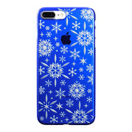 iPhone 8 Plus Air Jacket Kiriko 江戶切子-雪花(藍)