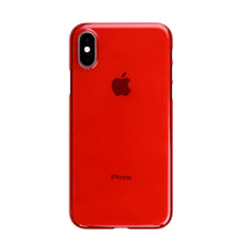 XS / XR / Xs Max / 8 Plus Air Jacket超薄保護殼 (透紅)