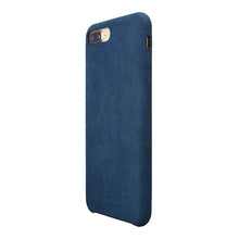 iPhone 8 Plus Ultrasuede Air Jacket麂皮絨保護殼(深藍)