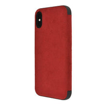 iPhone X Ultrasuede Filip Case麂皮絨翻蓋皮套(紅) - POWER SUPPORT台灣官方網站
