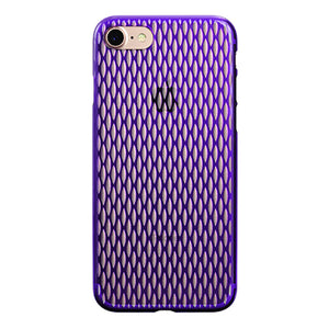 iPhone 7 Air Jacket Kiriko 江戶切子-穀物(紫)