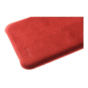 iPhone X/Xs Ultrasuede Air Jacket麂皮絨保護殼(紅) - POWER SUPPORT台灣官方網站