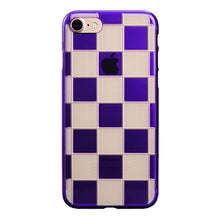 iPhone 7 Air Jacket Kiriko 江戶切子-市松(紫)