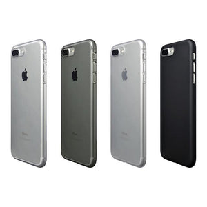 {官網獨家加贈品牌羊毛氈保護套} iPhone 7 Plus Air Jacket超薄保護殼(透黑) - POWER SUPPORT台灣官方網站
