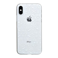 iPhone Xs Air Jacket Kiriko 江戶切子-雪片(透明)