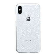 iPhone Xs Air Jacket Kiriko 江戶切子-花(透明)