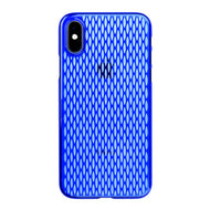 iPhone Xs Air Jacket Kiriko 江戶切子-米粒 (藍)