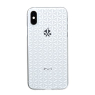 iPhone Xs Air Jacket Kiriko 江戶切子-麻葉紋(透明)