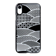 iPhone XR Air Jacket Kiriko 江戶切子-千代柄 扇(黑) - POWER SUPPORT台灣官方網站
