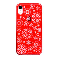 iPhone XR Air Jacket Kiriko 江戶切子-花 (紅)